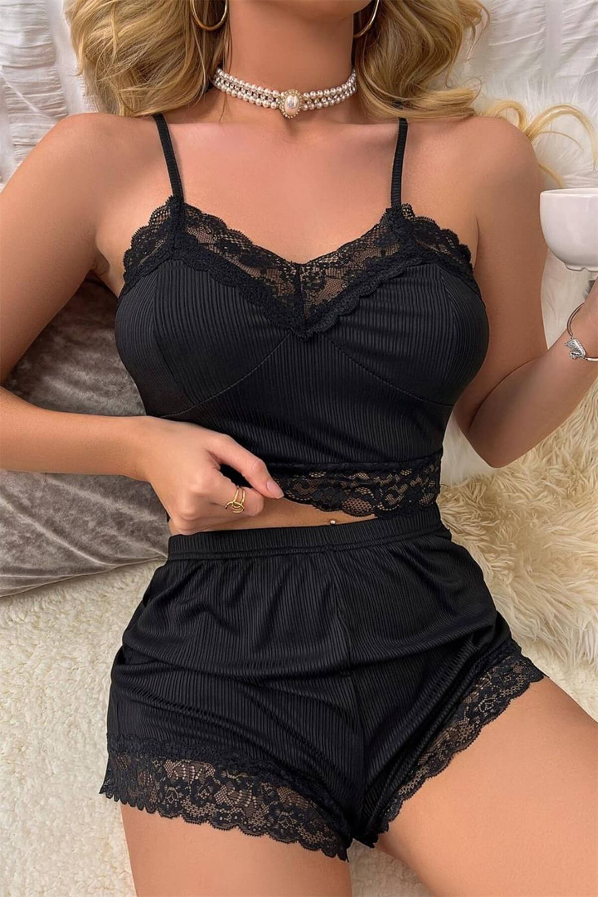 Deluxerie Shortama Set Sosanna Deluxerie Shortama Set Sosanna