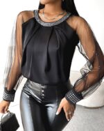Deluxerie Blouse MF-Georgeta