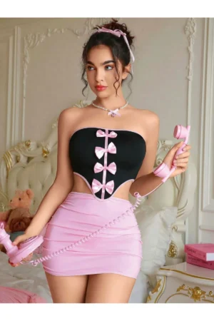 Deluxerie Bustier Set Rhode