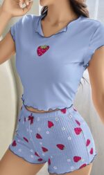 Deluxerie Shortama Set Kersty