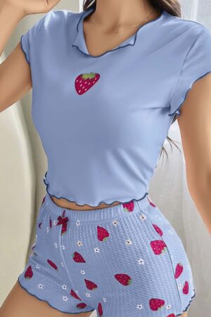 Deluxerie Shortama Set Kersty