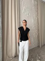 Deluxerie Blouse MF-Koralline