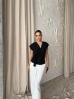 Deluxerie Blouse MF-Koralline