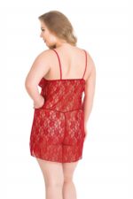 Deluxerie Grote Maten Babydoll Set Paulina