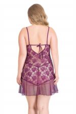 Deluxerie Grote Maten Babydoll Set Posey