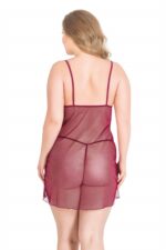 Deluxerie Grote Maten Babydoll Set Primrose